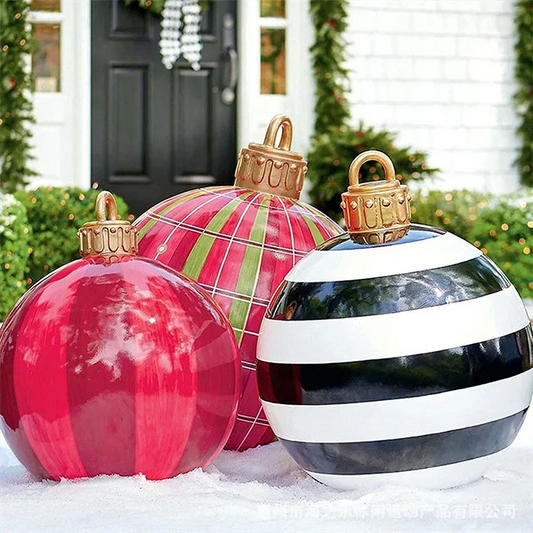 Mega Inflatable Christmas Ball – Weatherproof & Easy to Inflate