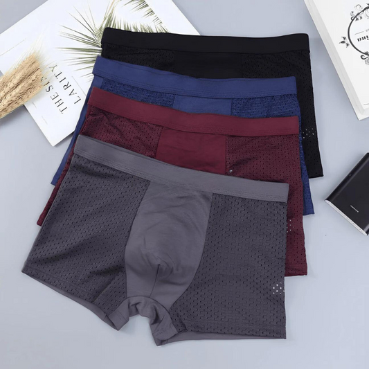 Bamboo Fiber Boxer Shorts - Waterproof & Fresh All Day