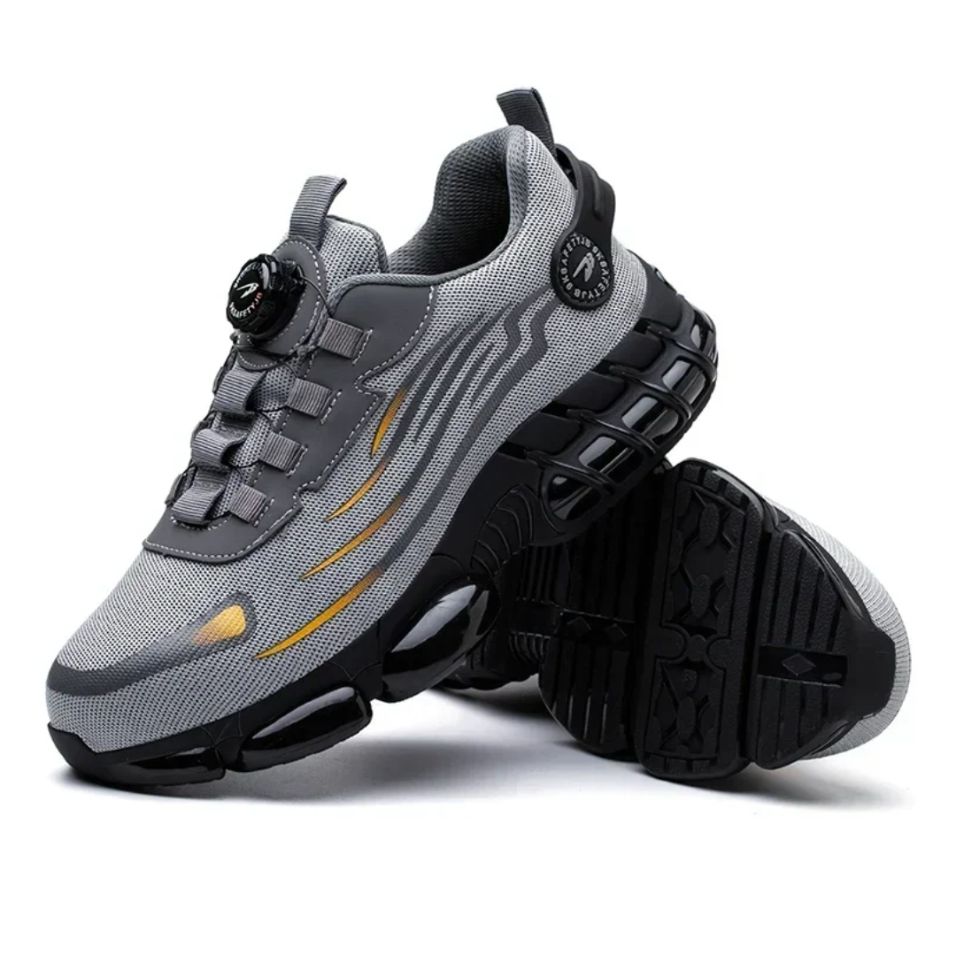 Men’s S3 Steel Toe Work Shoes with Shock Protection
