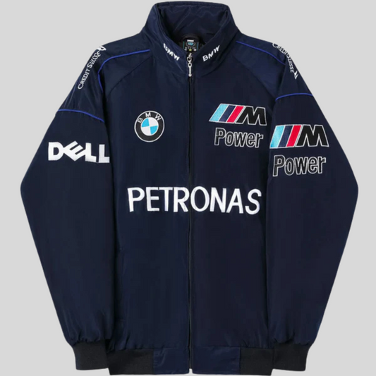 Unisex BMW Racing Bomber Jacket for Motorsports Enthusiasts