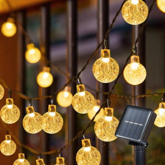 Solar Led Light Trails Bubbles Energy Efficient Outdoor Lighting