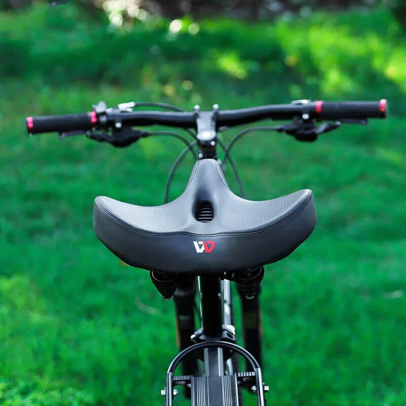 Ergonomic Extra-Wide Bicycle Saddle for Comfort and Support