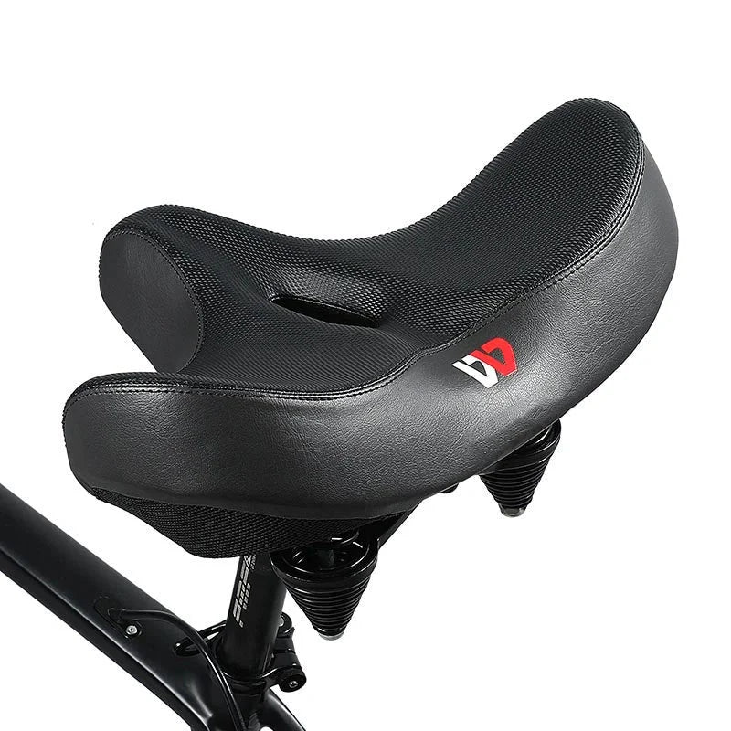 Ergonomic Extra-Wide Bicycle Saddle for Comfort and Support