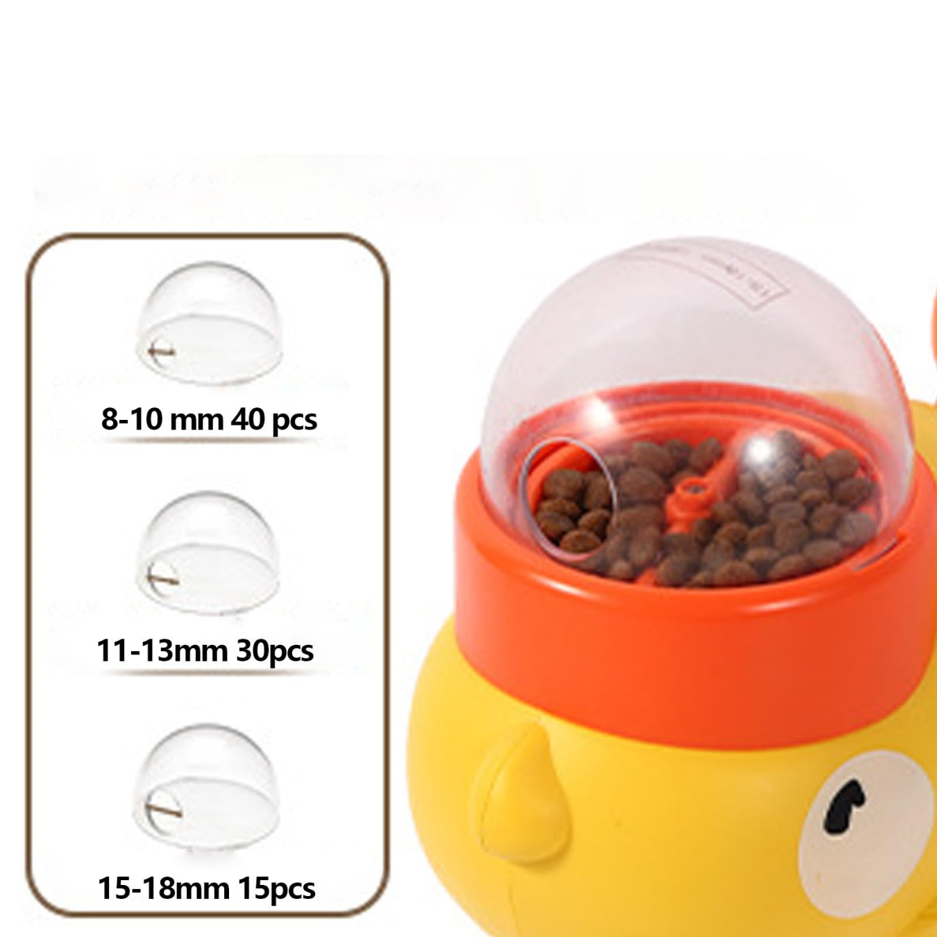 SnackDuck Interactive Duck Cat Toy for Food Play