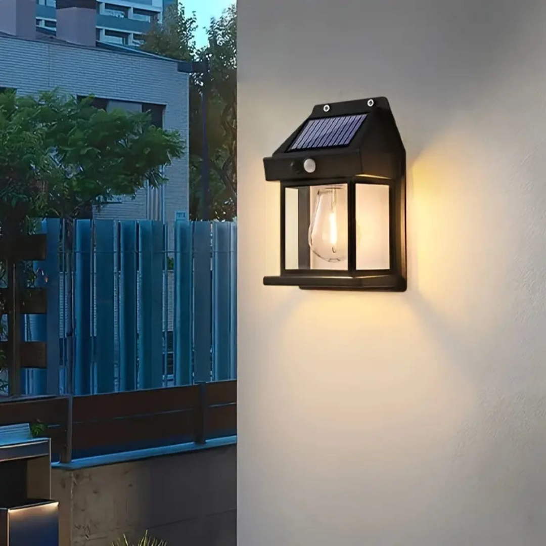 Elegant Solar Lamp For Outdoor Use Weather Resistant And