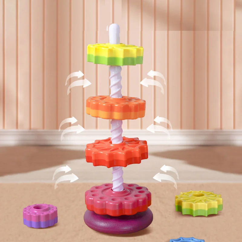SpinAgain Stack and Spin Toy – Fun and Educational for Toddlers