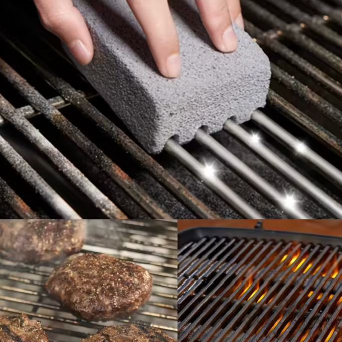 Barbecue Glow Stone - Chemical-Free Grill Cleaning Solution