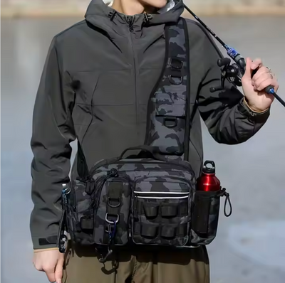 Waterproof Fish Bag with Shoulder Strap and Hip Belt