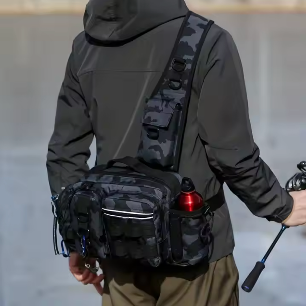Waterproof Fish Bag with Shoulder Strap and Hip Belt