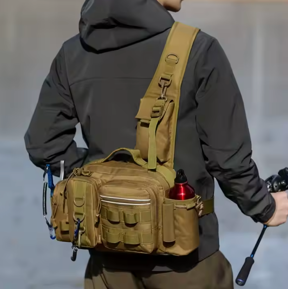 Waterproof Fish Bag with Shoulder Strap and Hip Belt