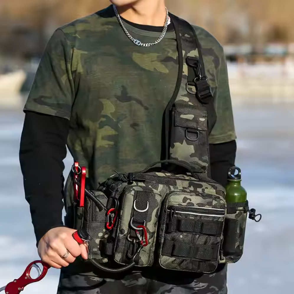 Waterproof Fish Bag with Shoulder Strap and Hip Belt