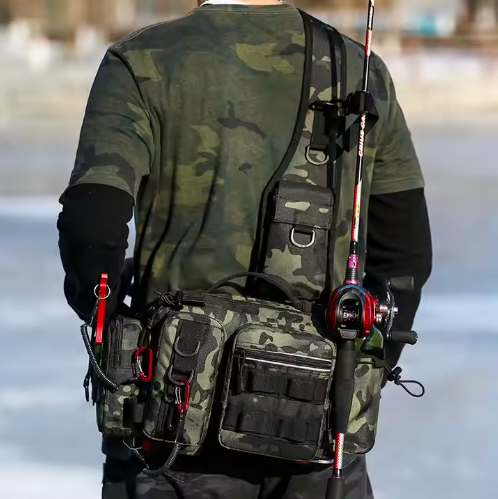 Waterproof Fish Bag with Shoulder Strap and Hip Belt