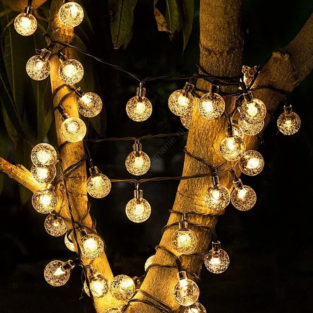 Solar Led Light Trails Bubbles Energy Efficient Outdoor Lighting