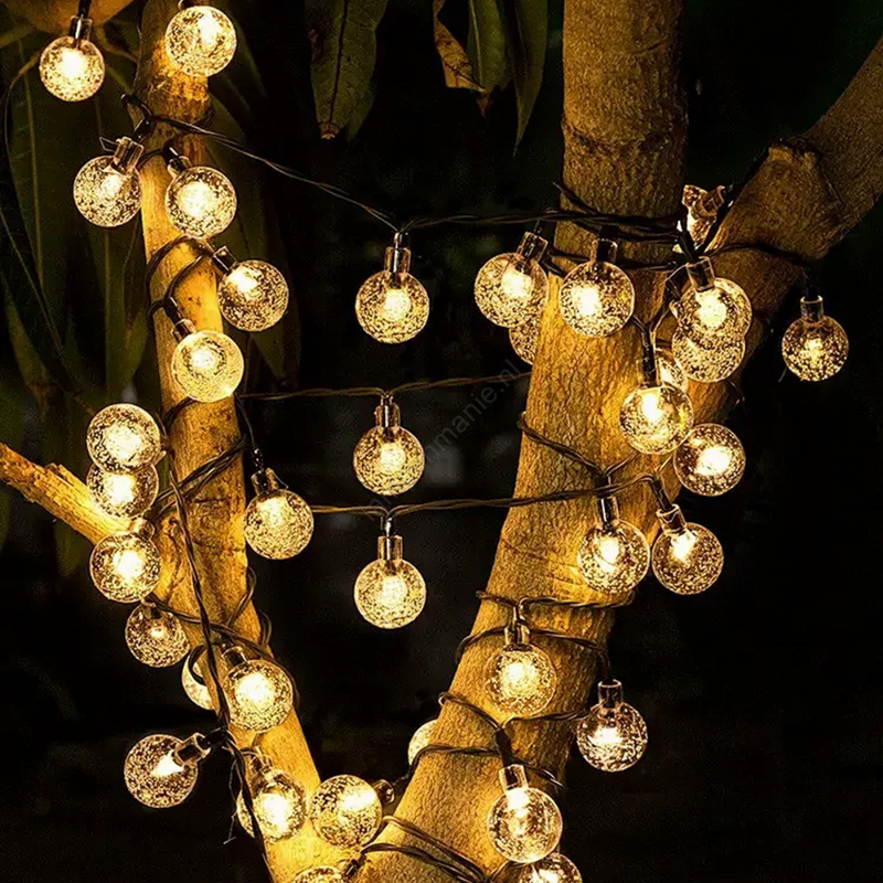 Solar Led Light Trails Bubbles Energy Efficient Outdoor Lighting