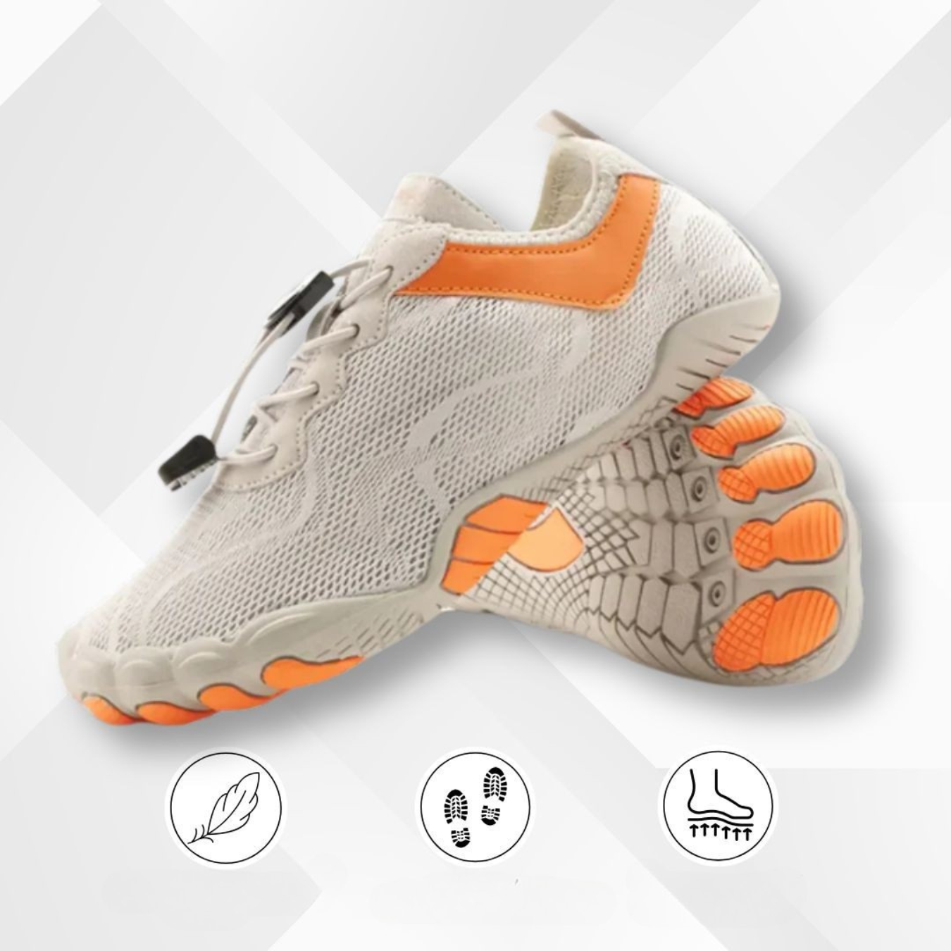 Flextrail Barefoot Shoes Waterproof Ergonomic Steps
