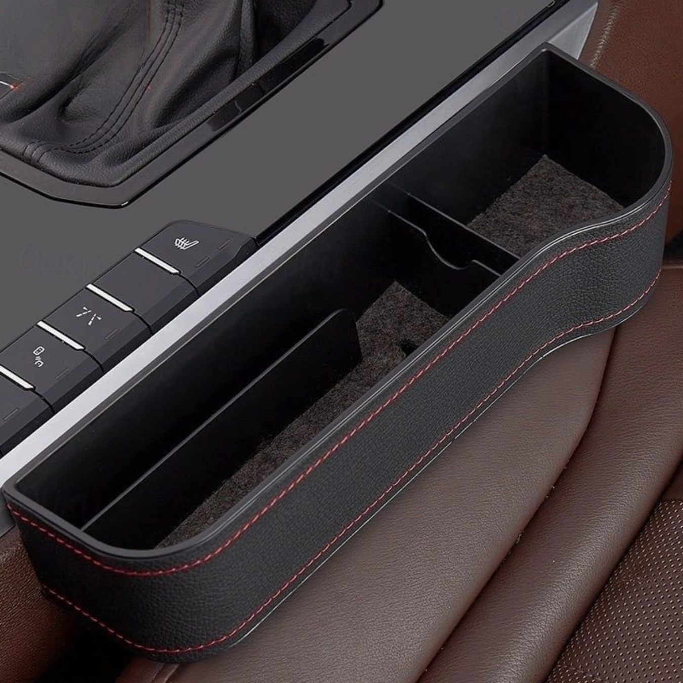 Leather Car Seat Organizer Multifunctional Storage