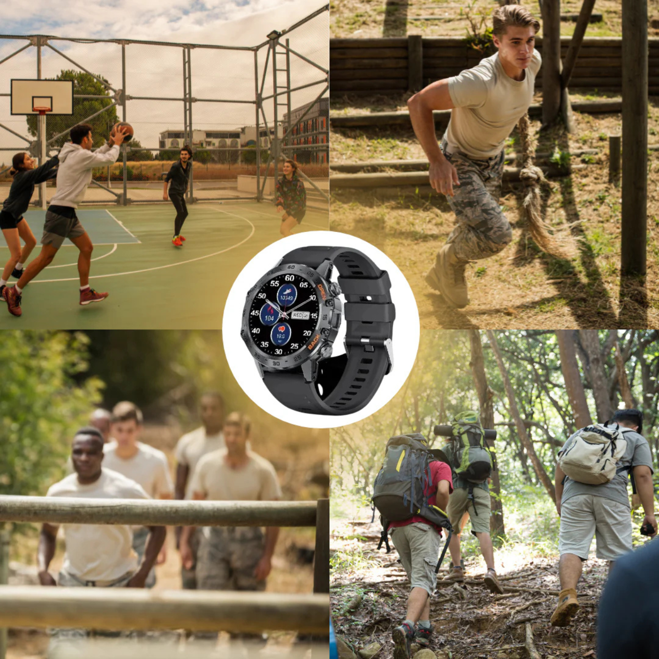 Tactical Titan Men’s Waterproof Robust Watch