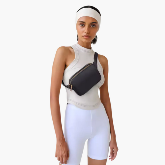 Black Waist Bag Festival Bag 2025 Trendy Waist Bags for Women