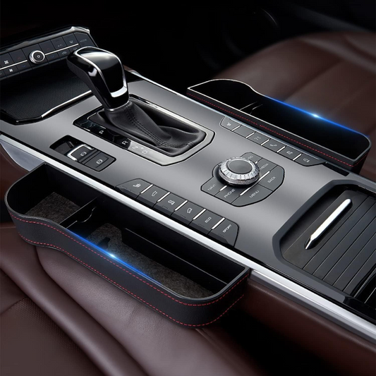 Leather Car Seat Organizer Multifunctional Storage