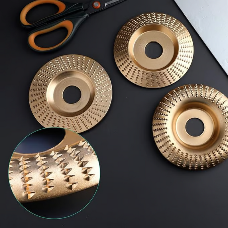 Woodworking Carving Tools 3-Parts Disc Set