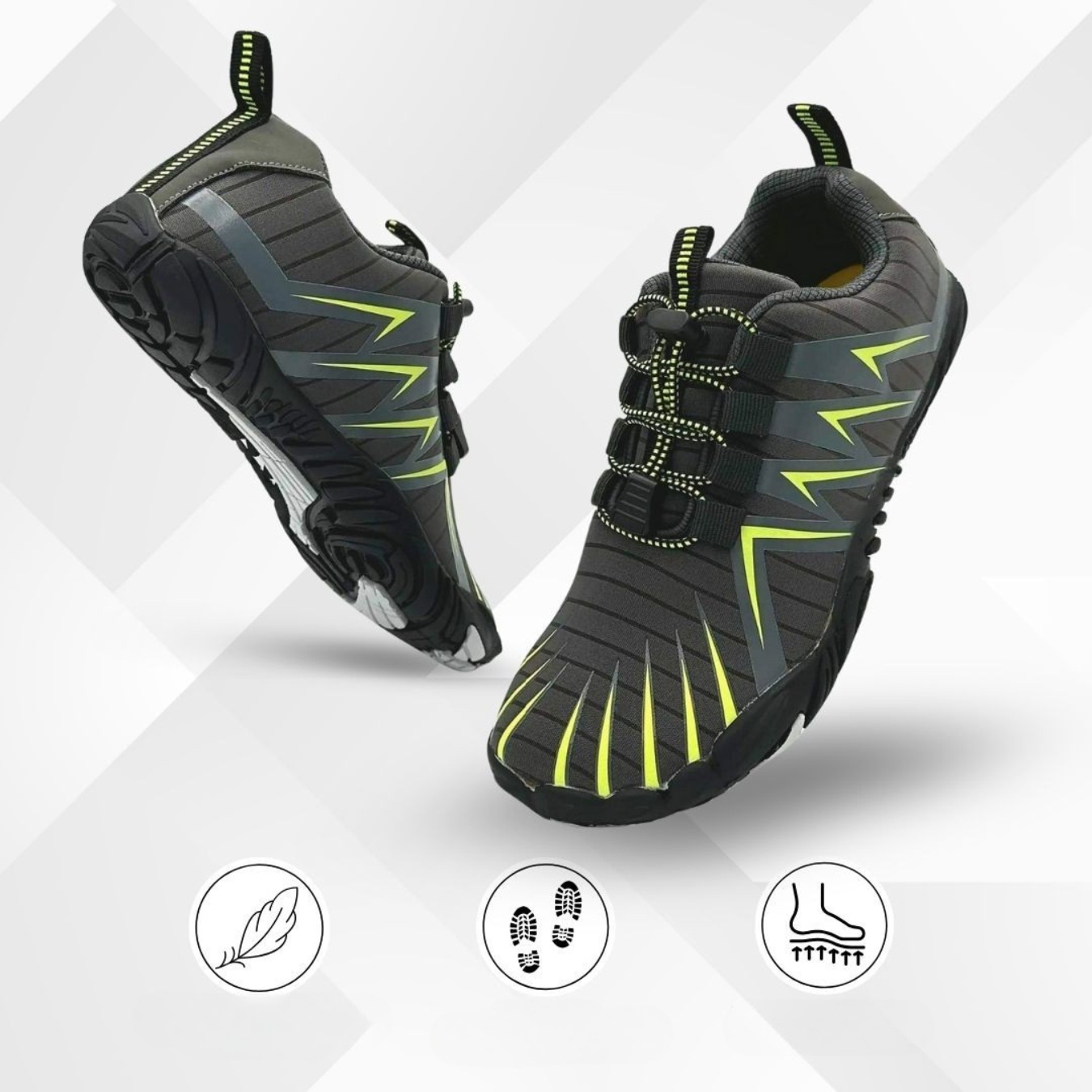 Aeroflex Men’s Lightweight Barefoot Running Sneakers