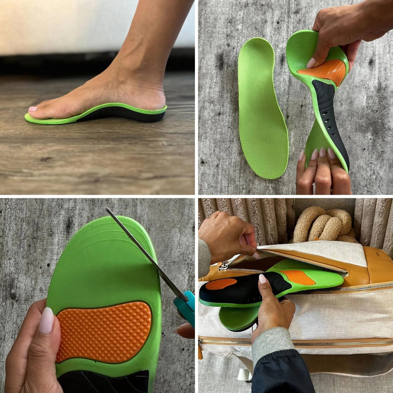 Orthopedic Insole Soles Fits Sneakers Work Shoes Boots