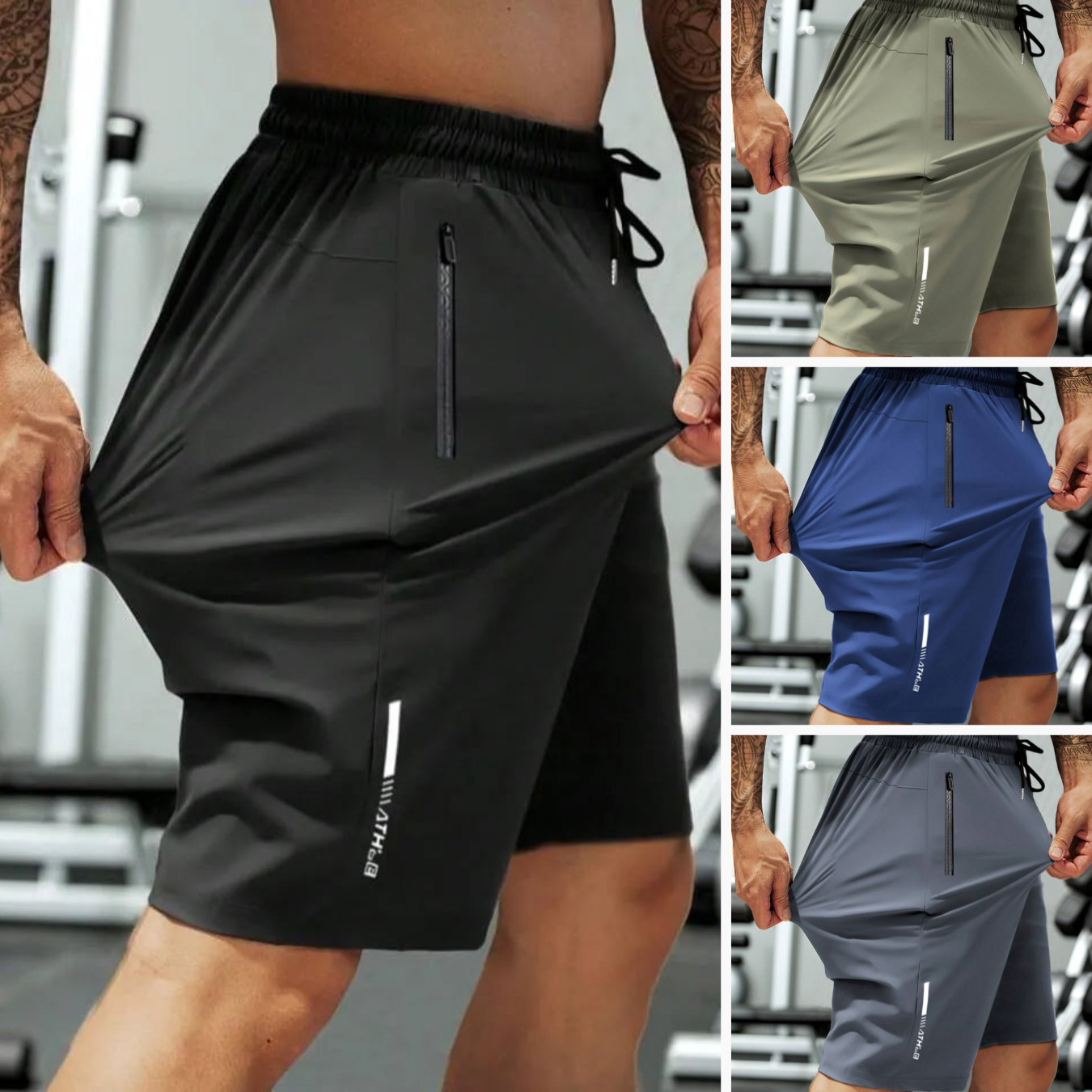 SummerFit Men’s Athletic Shorts for Sports and Fitness