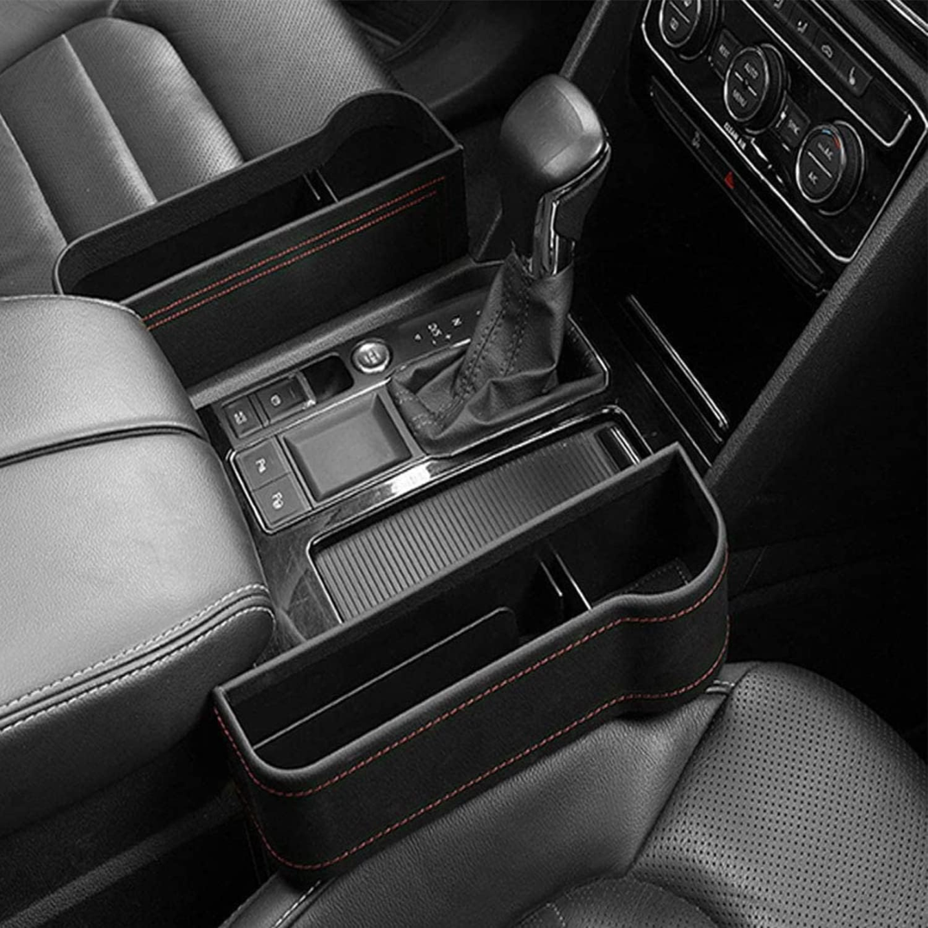 Leather Car Seat Organizer Multifunctional Storage