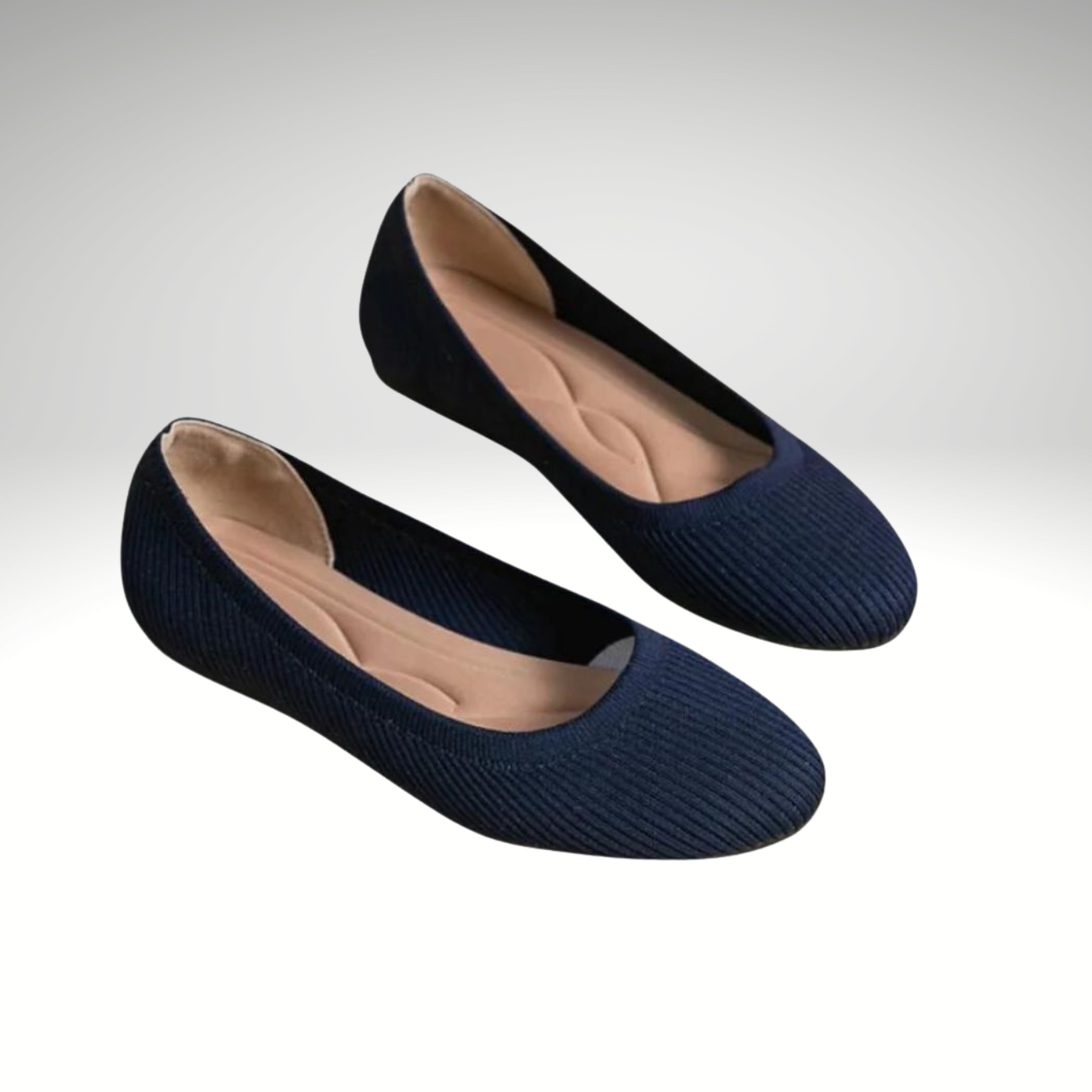 ComfortStep Women’s Black Ballerina Flats for Everyday Comfort