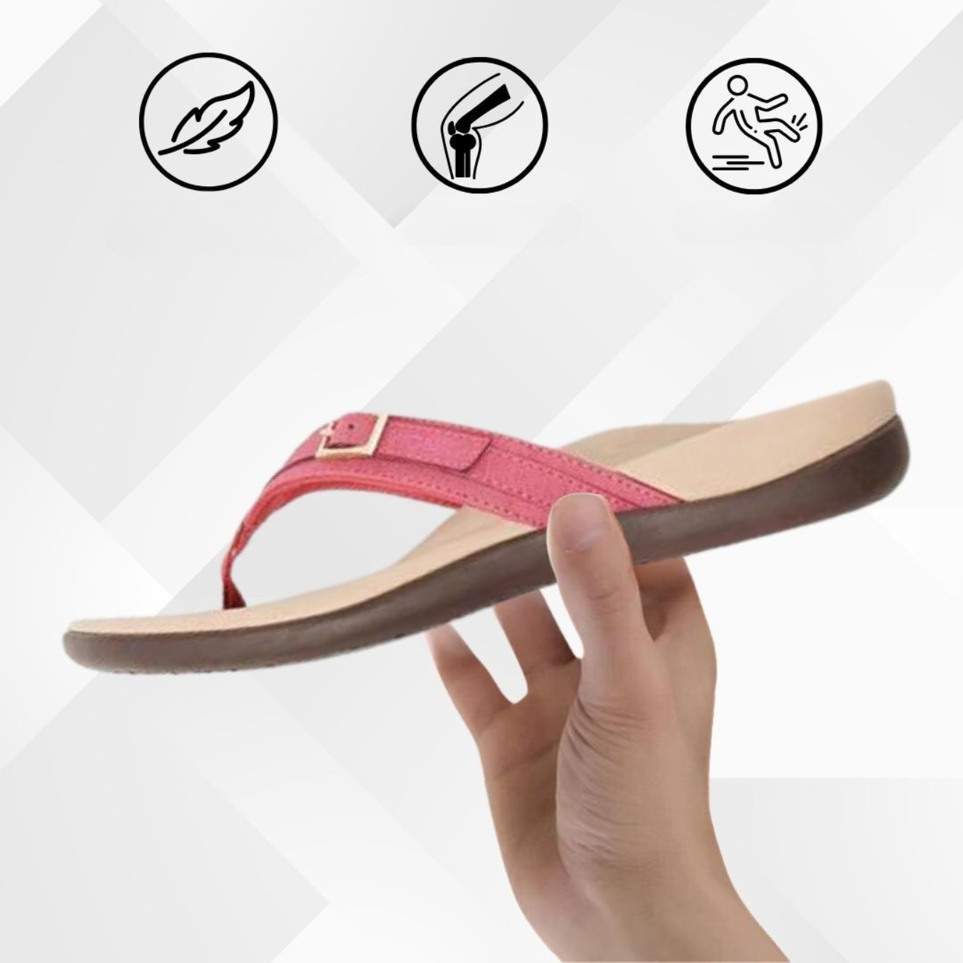 VitaWalk Women’s Orthopedic Comfort Sandals for Pain Relief
