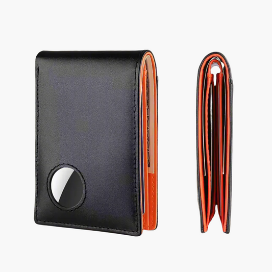 Securewallet Orange Stylish Mens Wallet With Airtag Site