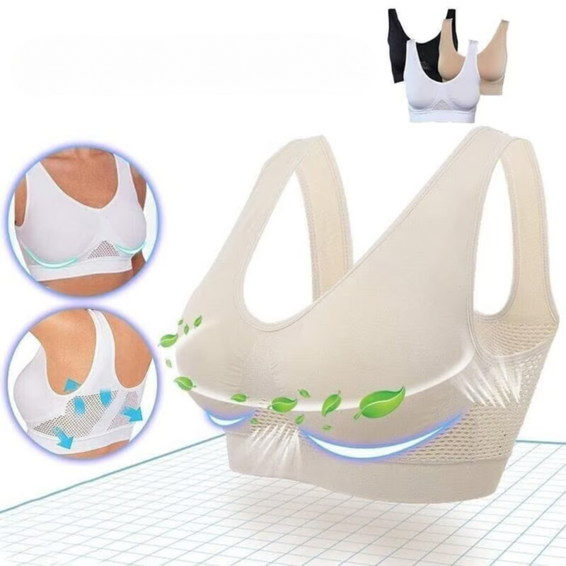 LuftLeicht Breath-Active Bra Invisible Support with Lifting Effect