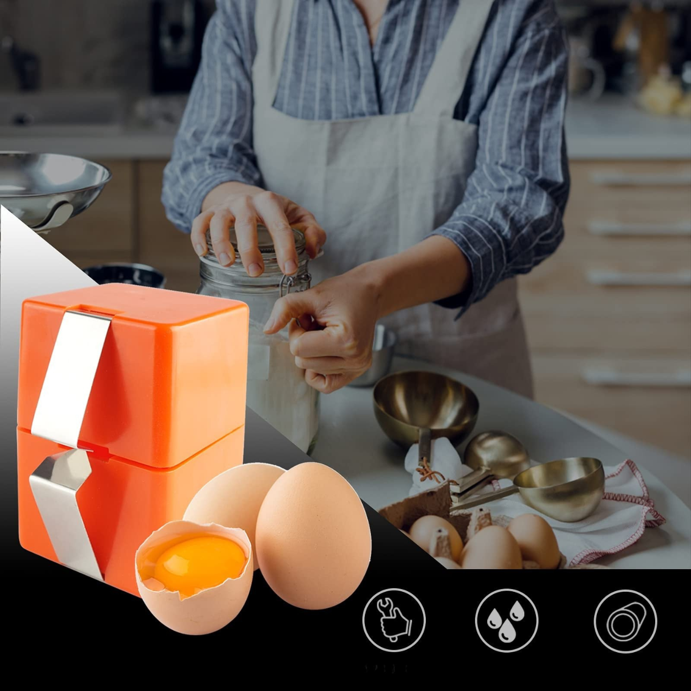 Easyegg Convenient Egg Opener for Home Kitchen