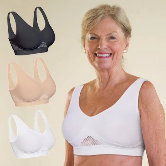 LuftLeicht Breath-Active Bra Invisible Support with Lifting Effect