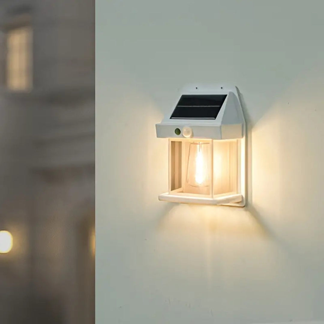 Elegant Solar Lamp For Outdoor Use Weather Resistant And