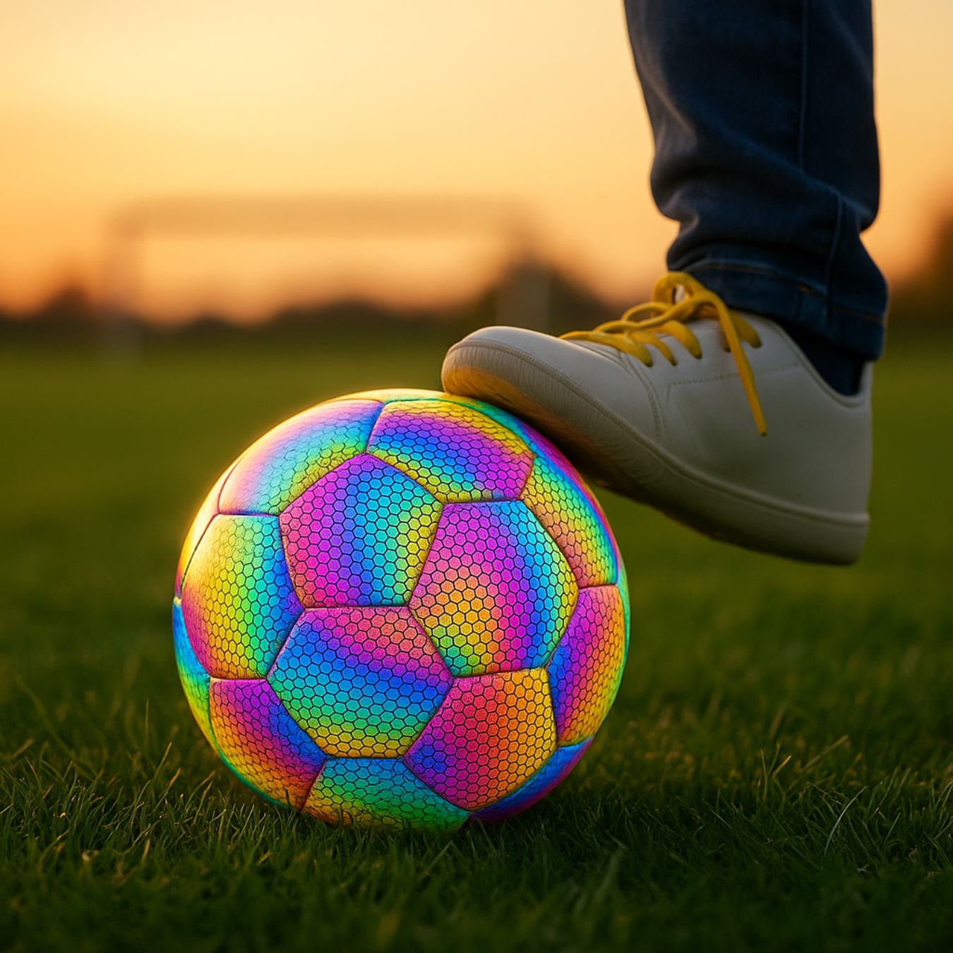 Glowkick LED Light Football for Night Games