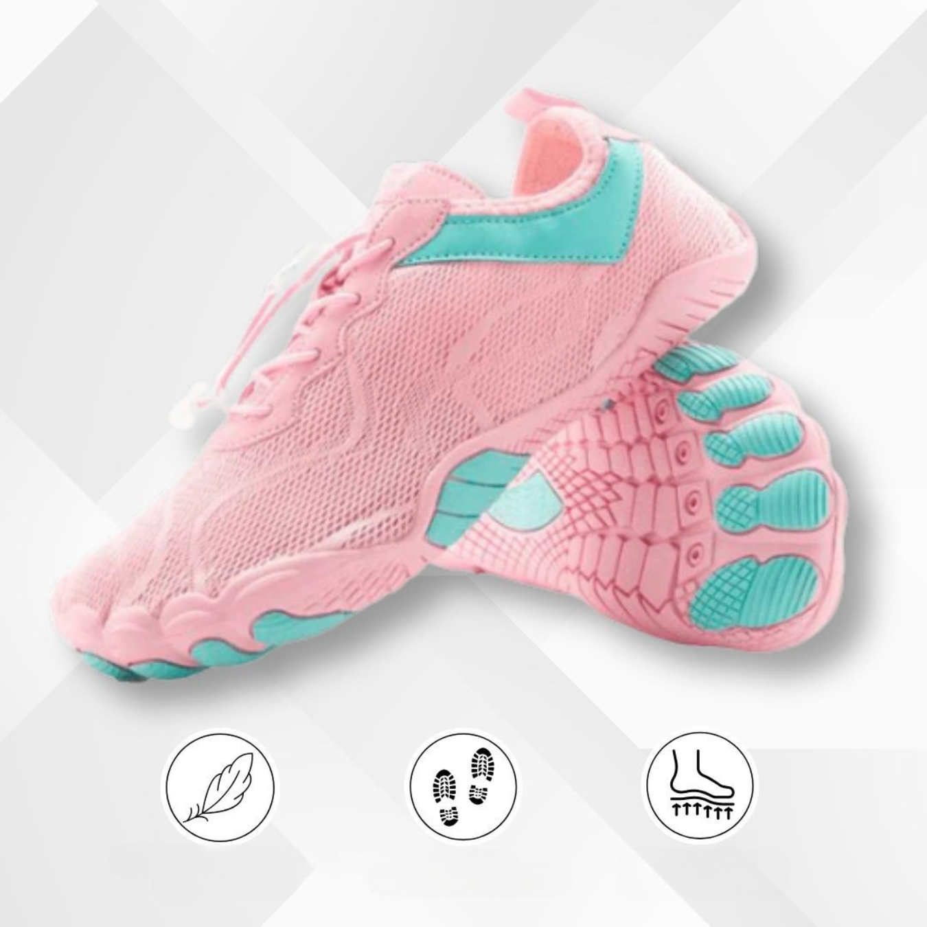 Flextrail Barefoot Shoes Waterproof Ergonomic Steps
