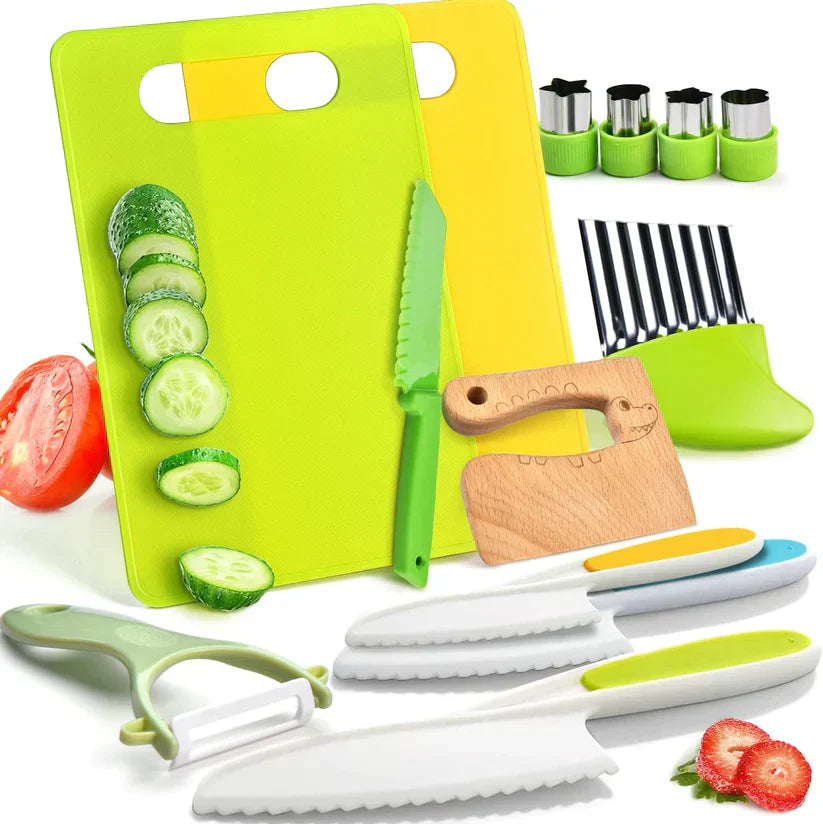 Montessori Mini Boss – 13-Piece Kids Cooking Set for Creative Learning