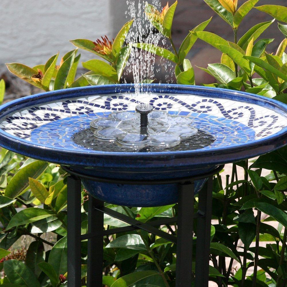 Solar Water Fountain, Outdoor Garden Decoration with Solar-Powered Pump