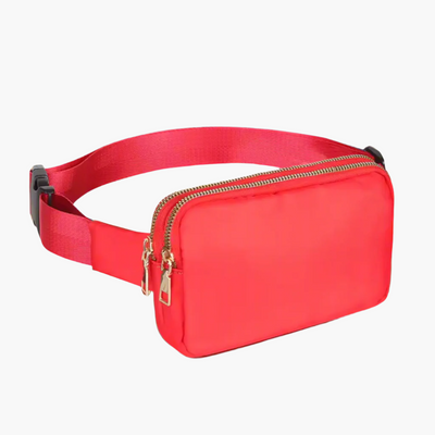 Red Waist Bag Festival Bag 2025 Trendy Waist Bags for Women