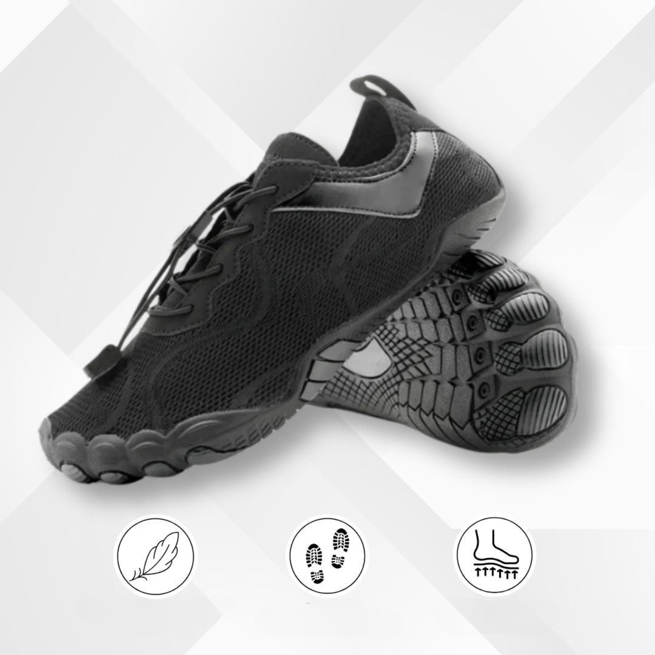 Flextrail Barefoot Shoes Waterproof Ergonomic Steps