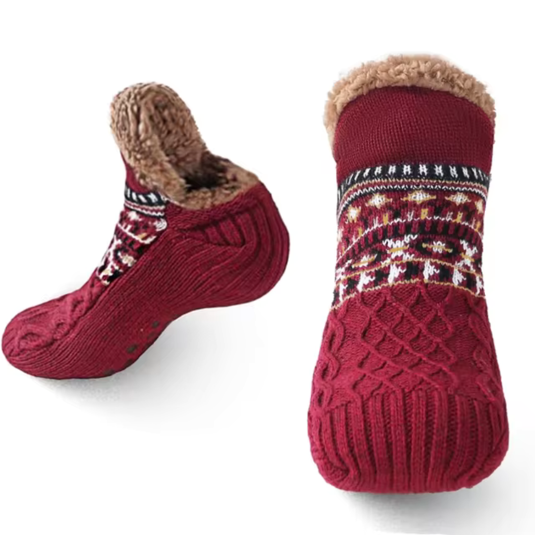 Warm Socks In Fluffy Fleece For Home Use Extra Warm And