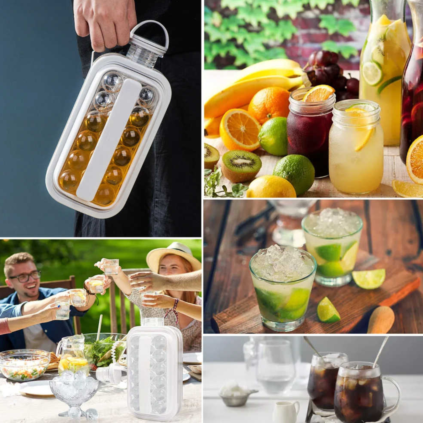 Coolsphere Silicone Reusable Ice Ball Maker Tray