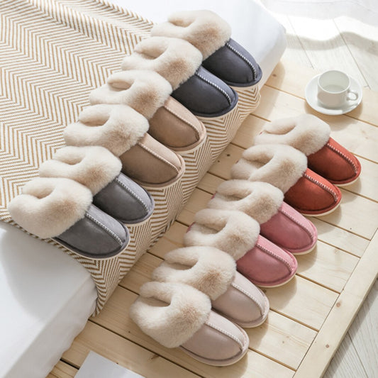 Plush Slippers for Men & Women – Soft, Warm & Non-Slip
