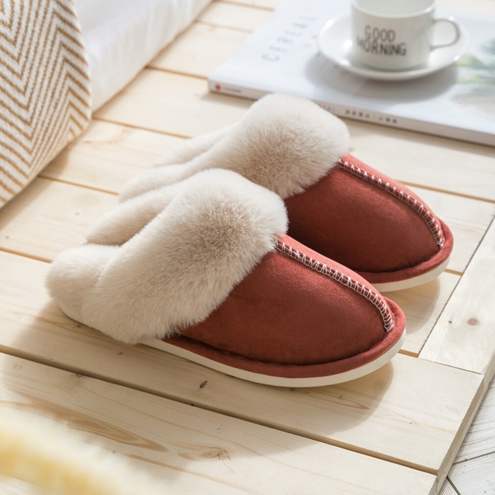 Plush Slippers for Men & Women – Soft, Warm & Non-Slip