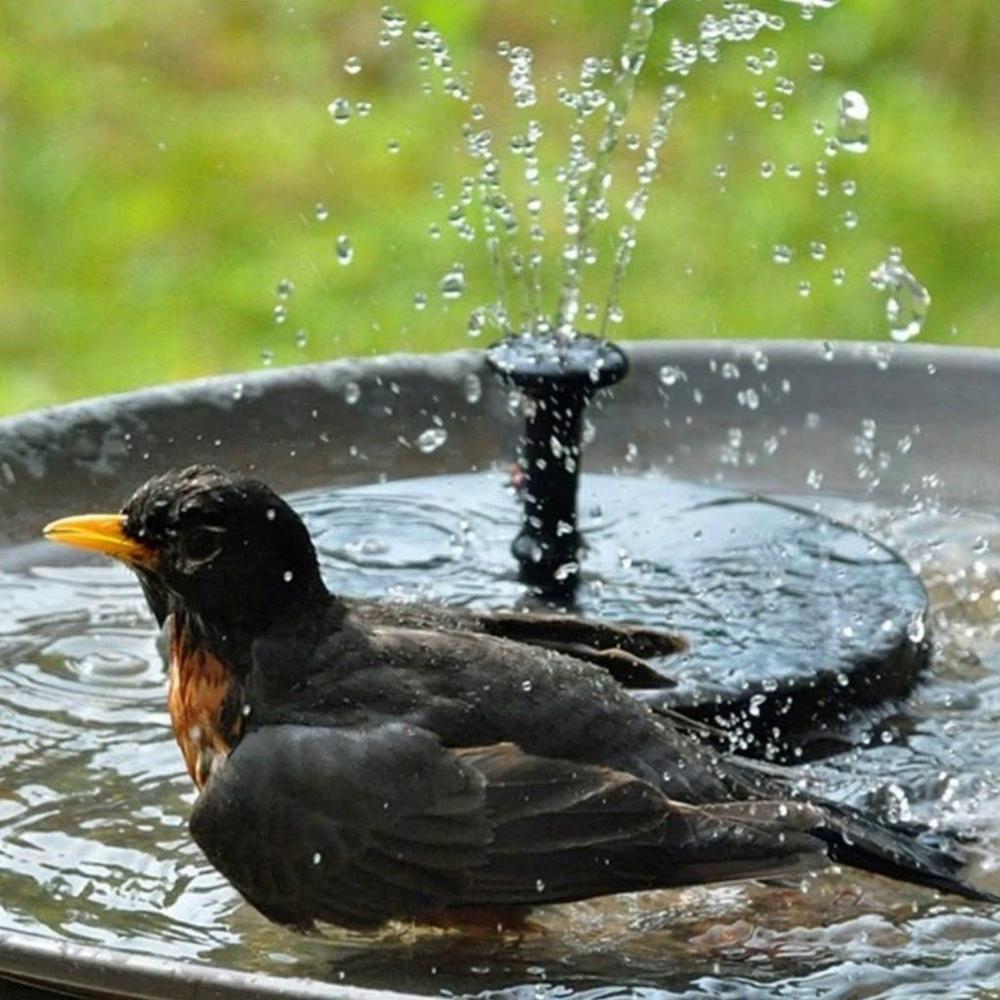 Solar Water Fountain, Outdoor Garden Decoration with Solar-Powered Pump