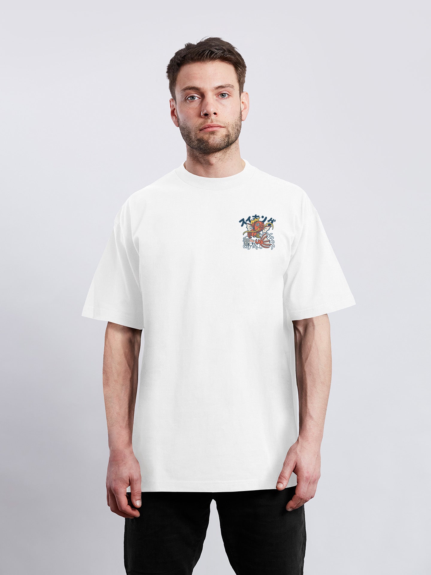 Koi Art Streetwear Mr T - Shirt Oversize Shirt