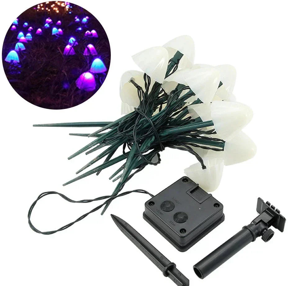 Enchanting Wad Lights Create Magical Garden Lighting