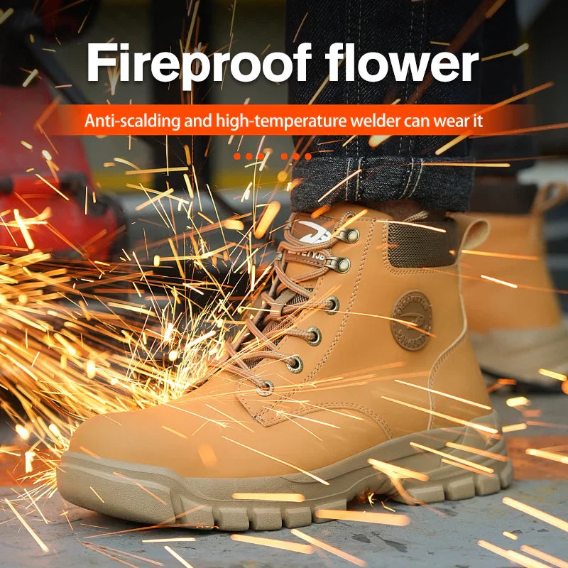 Guardsteel Steel Cap Work Shoes - Waterproof & Durable Protection