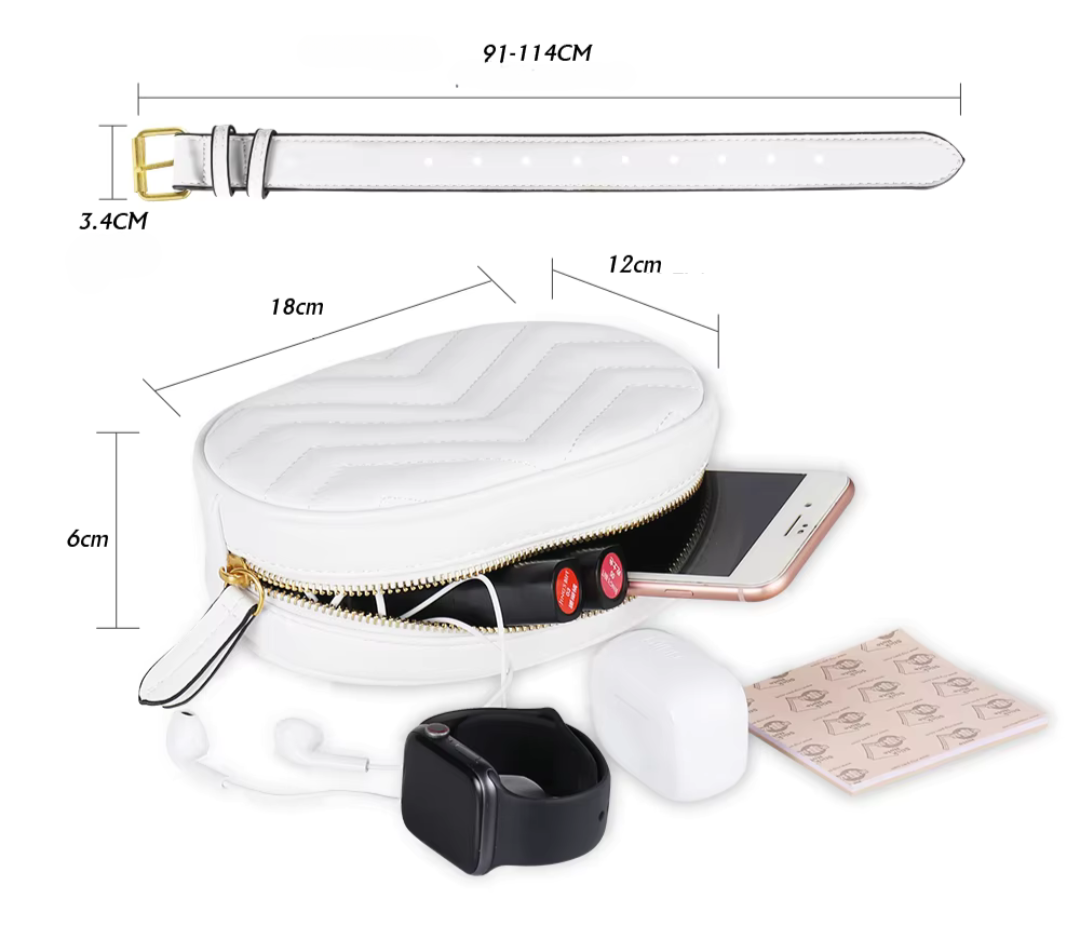 Stylish Shoulder Waist Bag Perfect Size Modern